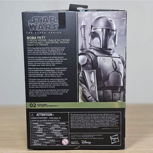 Star Wars Black Series Boba Fett Throne Room Action Figure 6" Jetpack Blasters - Picture 4 of 7